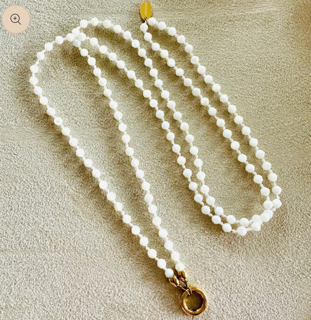 Perlmuttkette - 80cm