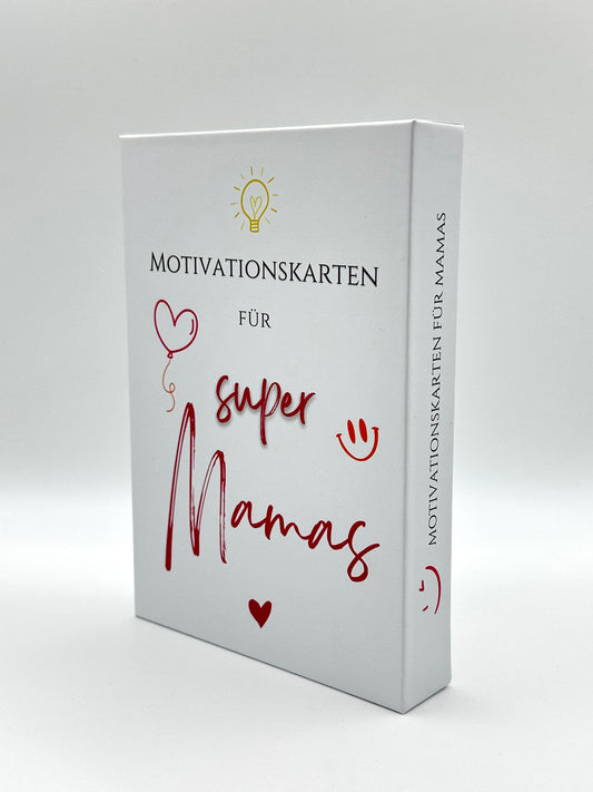 Mama Karten Box – 40 liebevolle Motivationskarten für den Mama-Alltag – Geschenk zur Geburt
