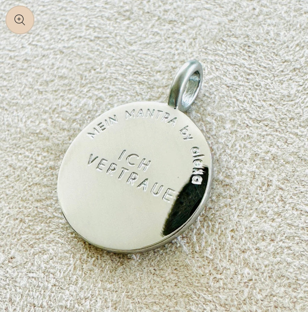 Mandala „Ich vertraue“ - Anhänger