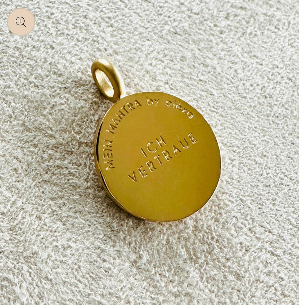 Mandala „Ich vertraue“ - Anhänger