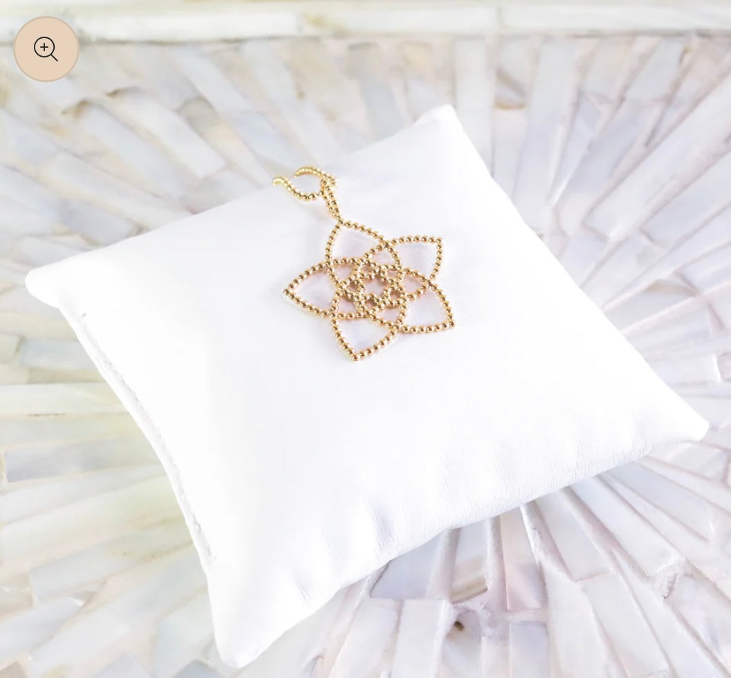 Venusblume mit Kugelkette - 50cm