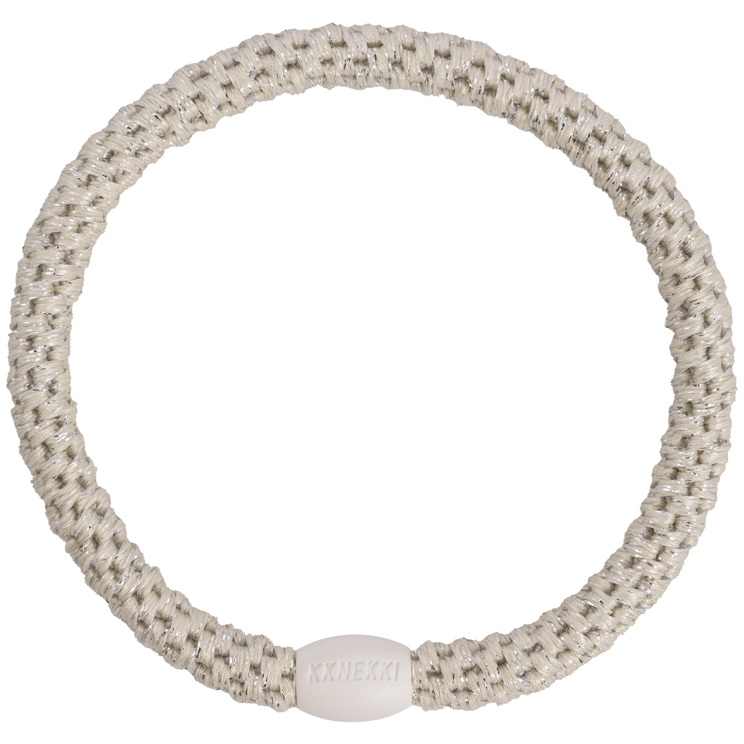 KKNEKKI - slim ivory glitter